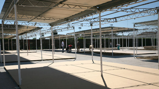 Montagem da Expofacic decorre em bom ritmo