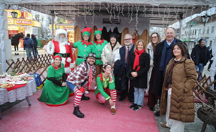 Chegada do Pai Natal com dezenas de pessoas em Cantanhede