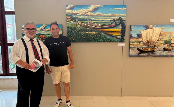 Exposição “Nuno Pedreiro ‘30 anos yo’- Retrospetiva dos 30 anos de carreira” patente na Biblioteca Municipal