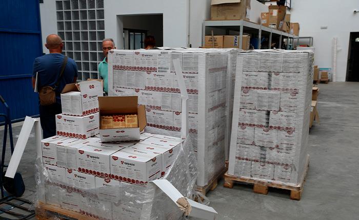 Câmara de Cantanhede apoiou apicultores com distribuição 2420 kg de alimento para abelhas