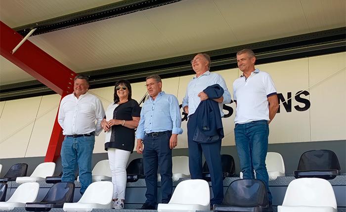Grupo Desportivo de Sepins inaugurou nova bancada coberta