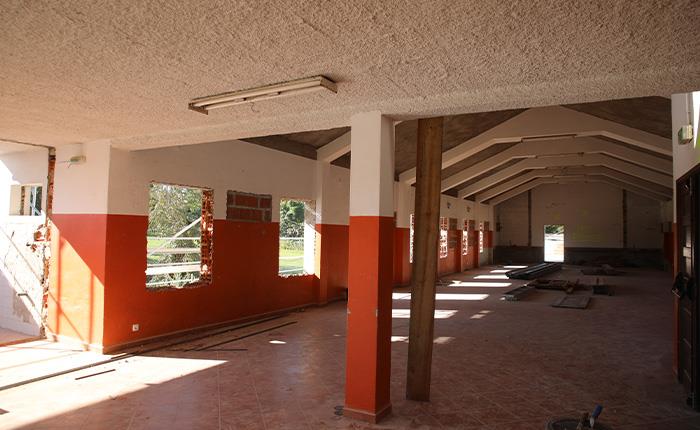 Continua a decorrer a obra de requalificação da Unidade de Saúde de Murtede