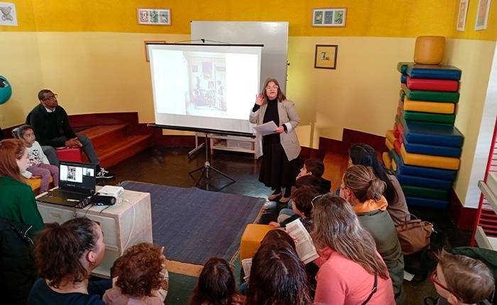 Biblioteca promoveu sessões de conto e oficinas de expressão plástica para crianças