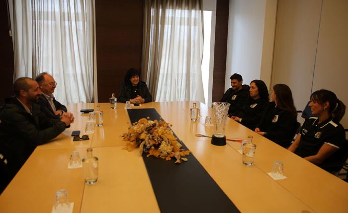 Bi-campeãs nacionais de Trail recebidas na Câmara Municipal