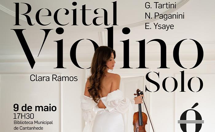 Recital de violino por Clara Ramos na Biblioteca Municipal