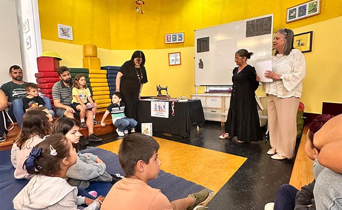 Biblioteca Municipal de Cantanhede realizou sessão de leitura de “A manta do José”, para pais e filhos